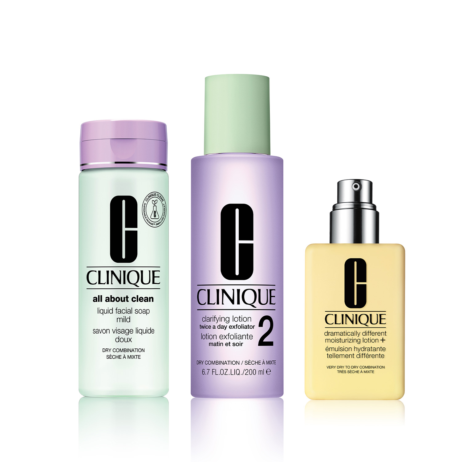 RUTINAS SENCILLAS, RESULTADOS EXTRAORDINARIOS (SET DE CUIDADO PARA PIEL MIXTA A SECA)